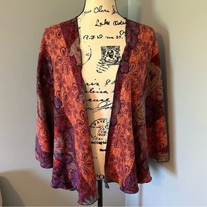 NWOT Flower/Paisley Print Wrap, One Size, Super Soft